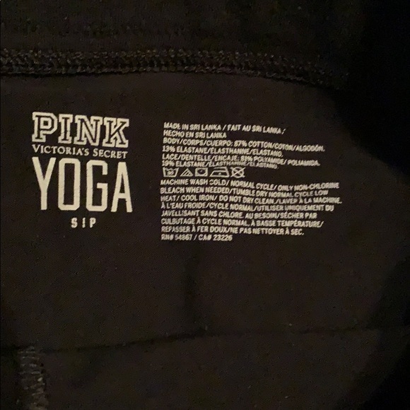 Pink Victoria Secret yoga capris - Picture 3 of 4